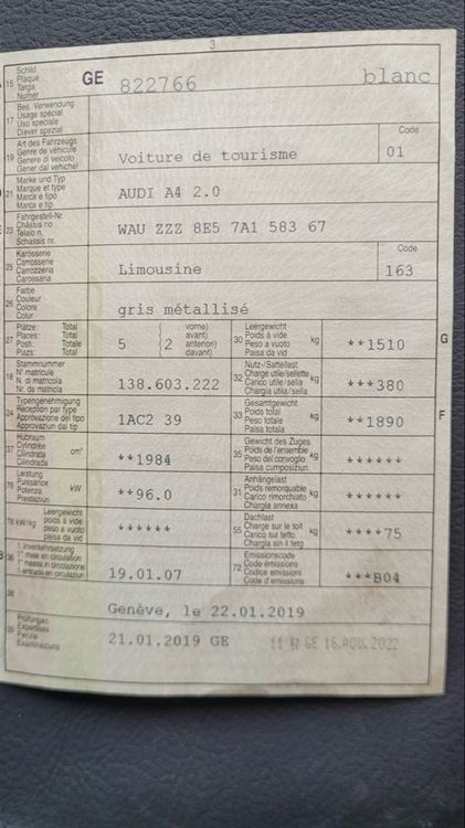 Audi a4 2.0 1