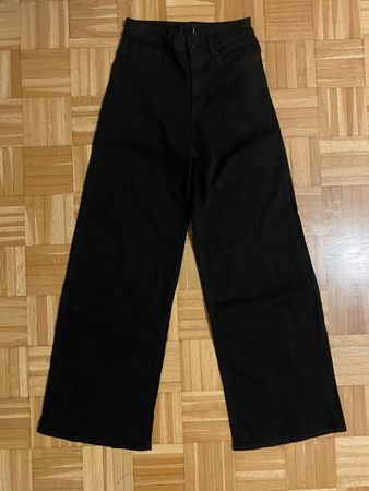 ONLY Madison High-Waist Wide Jeans tiefschwarz, S/30