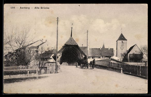 Cartes postales: AK Aarberg, Alte Brücke – D'occasion à Berlin par bartko-reher
