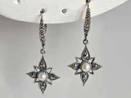 Ohrhänger aus Silber mit Perle