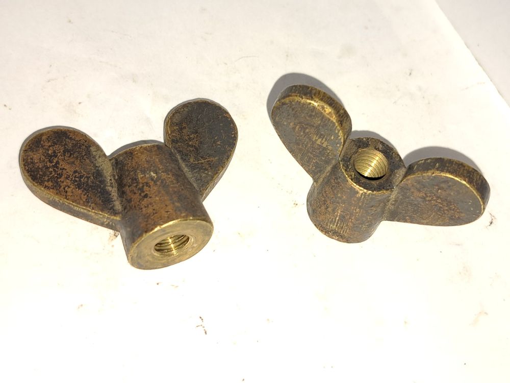 2 Stück Flügelmuttern M8 Aus Kunststoff Mit Stahleinsatz - 40mm Hebelmuttern Für Einfaches Anziehen