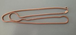 Halskette Rosegold 53 cm Silber 925