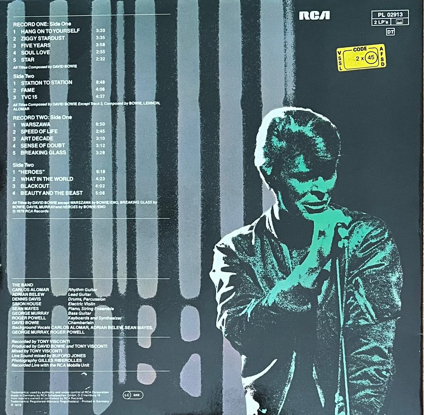 Schallplatten: DAVID BOWIE  -  STAGE     /      Vinyl - Doppel-LP – Gebraucht aus Horw von Belowzero0 1