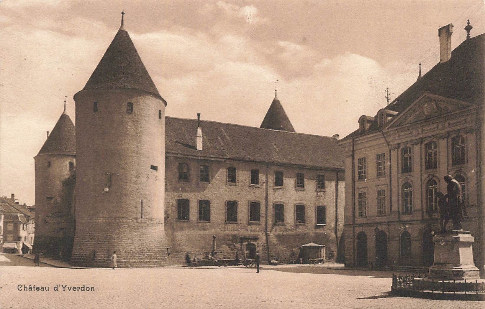 Cartoline postali: Chäfeau Yverdon – Usato da Biasca venduto da Blenio71