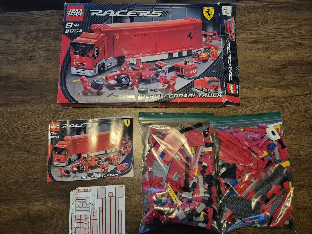 Lego Racers - Ferrari Truck mit OVP 8654 (Gebraucht) in Frauenfeld für ...