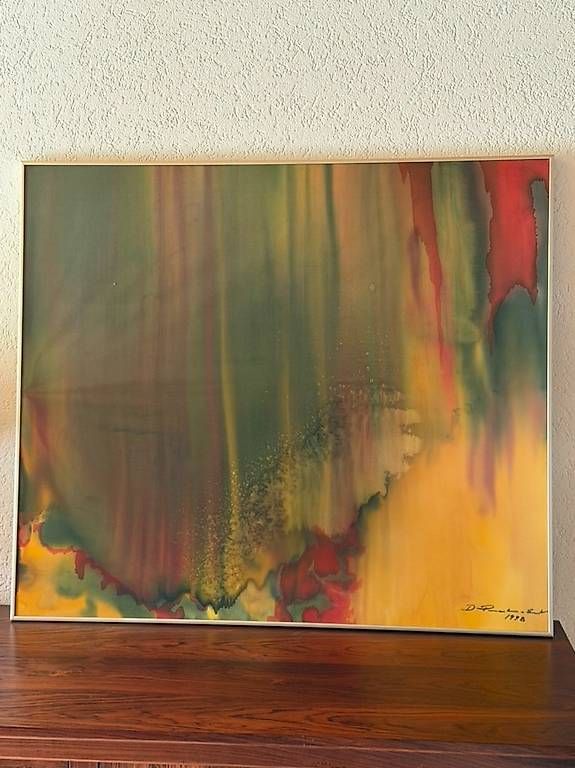 Gemälde: Private Künstlerin - Bild auf Seide gemalt – Gebraucht aus Bern von Kelevra881