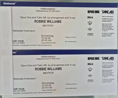 🎤 2 Stehplatz-Tickets Robbie Williams | Zürich | 10.09.2026