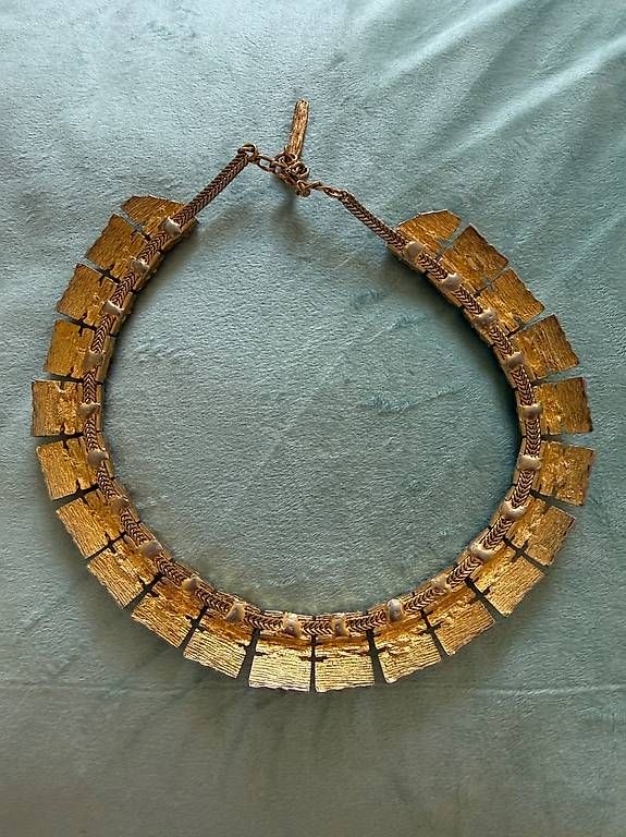 Catenine: Colier vintage plaque or – Usato da Payerne venduto da kni_w6xk 1