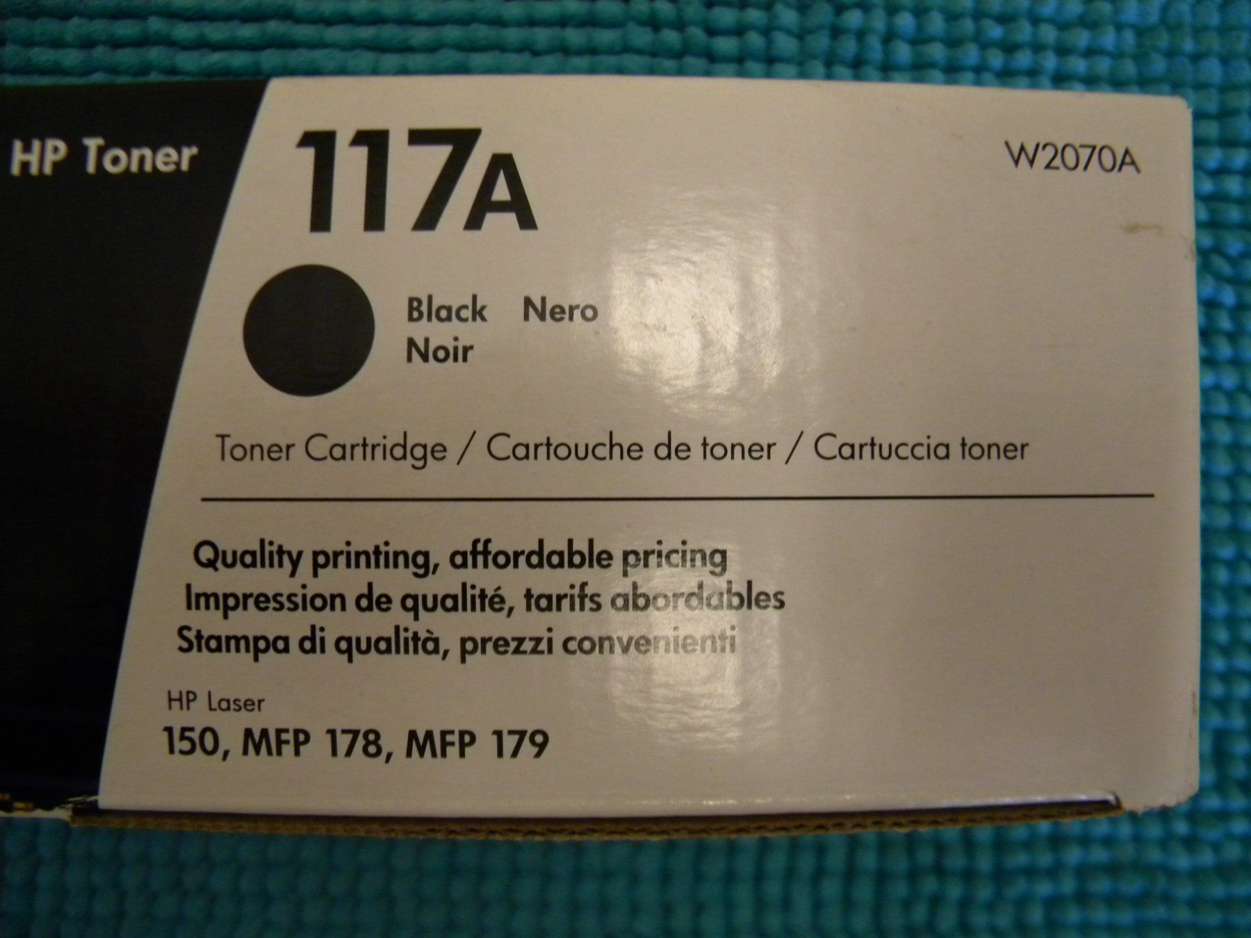 Hewlett Packard Cartucce per stampanti & toner: W2070A  117A – Nuovo e nell'imballaggio originale da Bühler venduto da Wini100 3