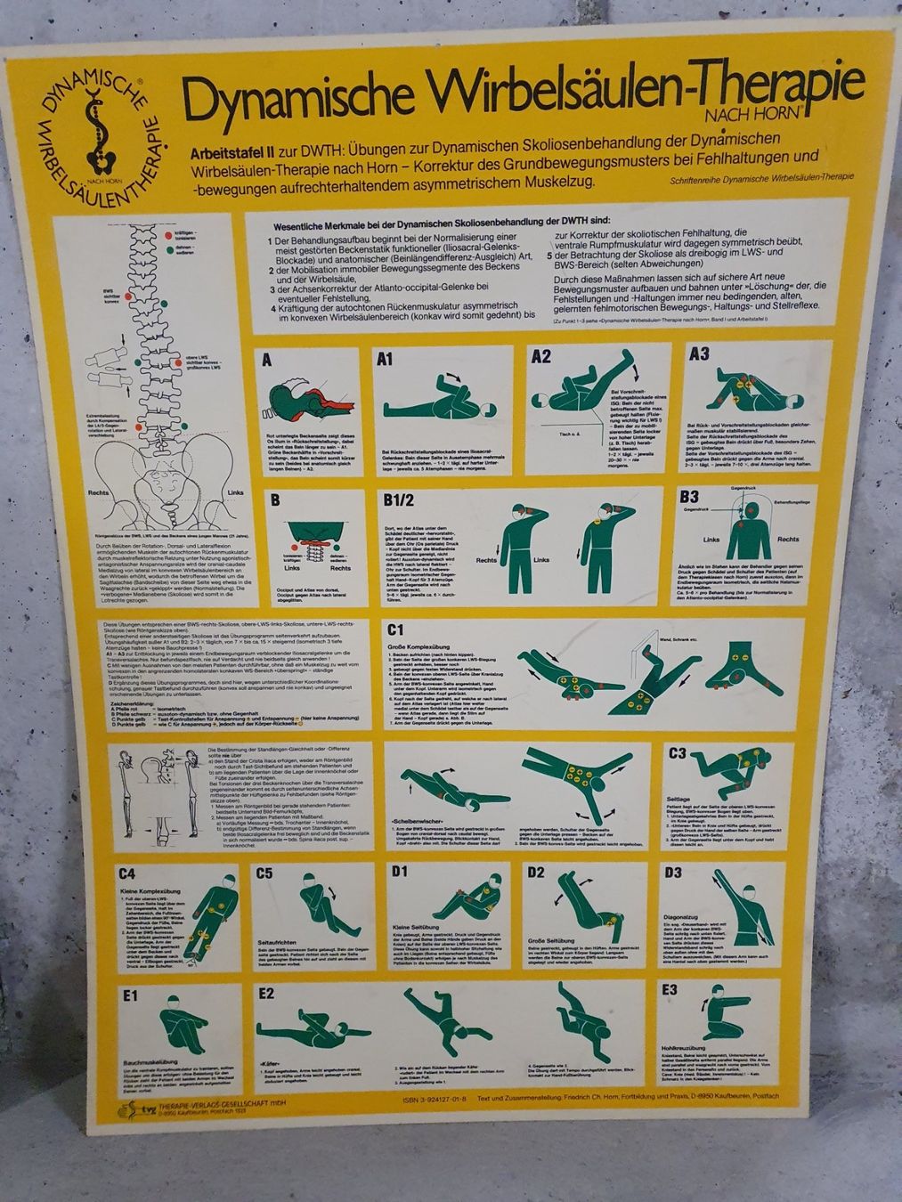 Foto & Immagini: Dynamische Wirbelsäulen-Therapie, Arbeitstafeln – Usato da Rieden AG venduto da willy52 2