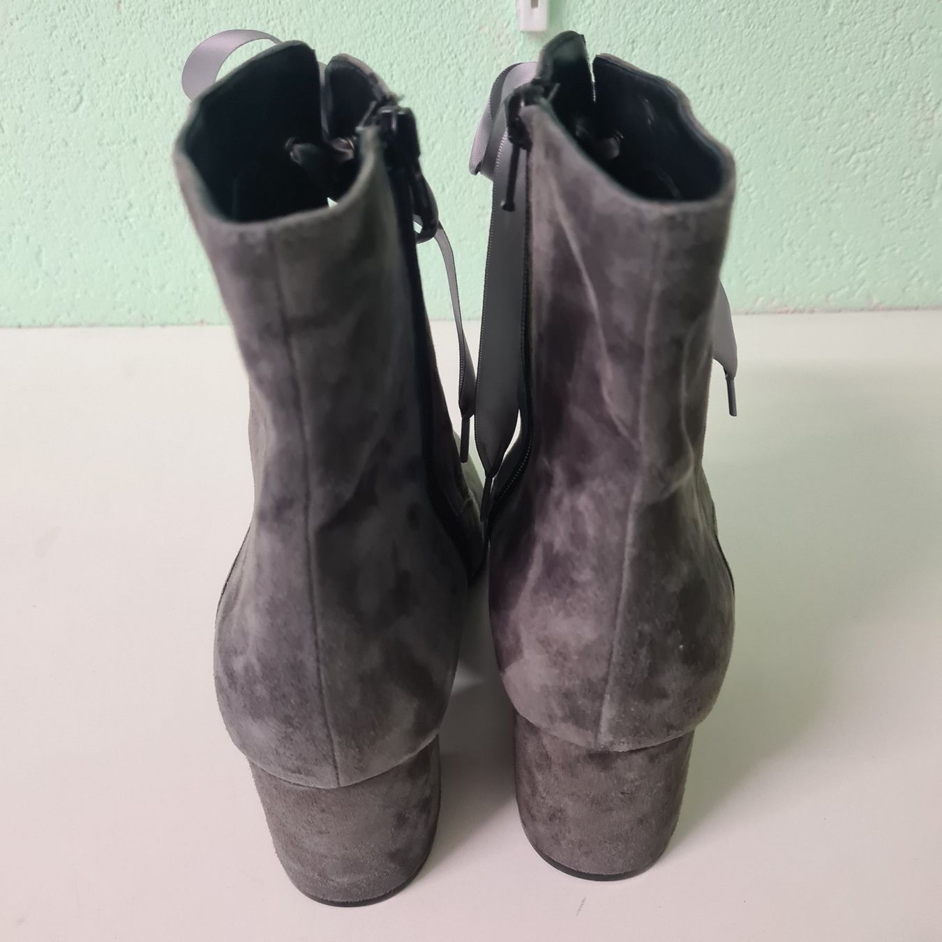 Scarpe da donna: Stiefelette grau Gr. 38 – Nuovo (secondo la descrizione) da Anglikon venduto da wba8008 2