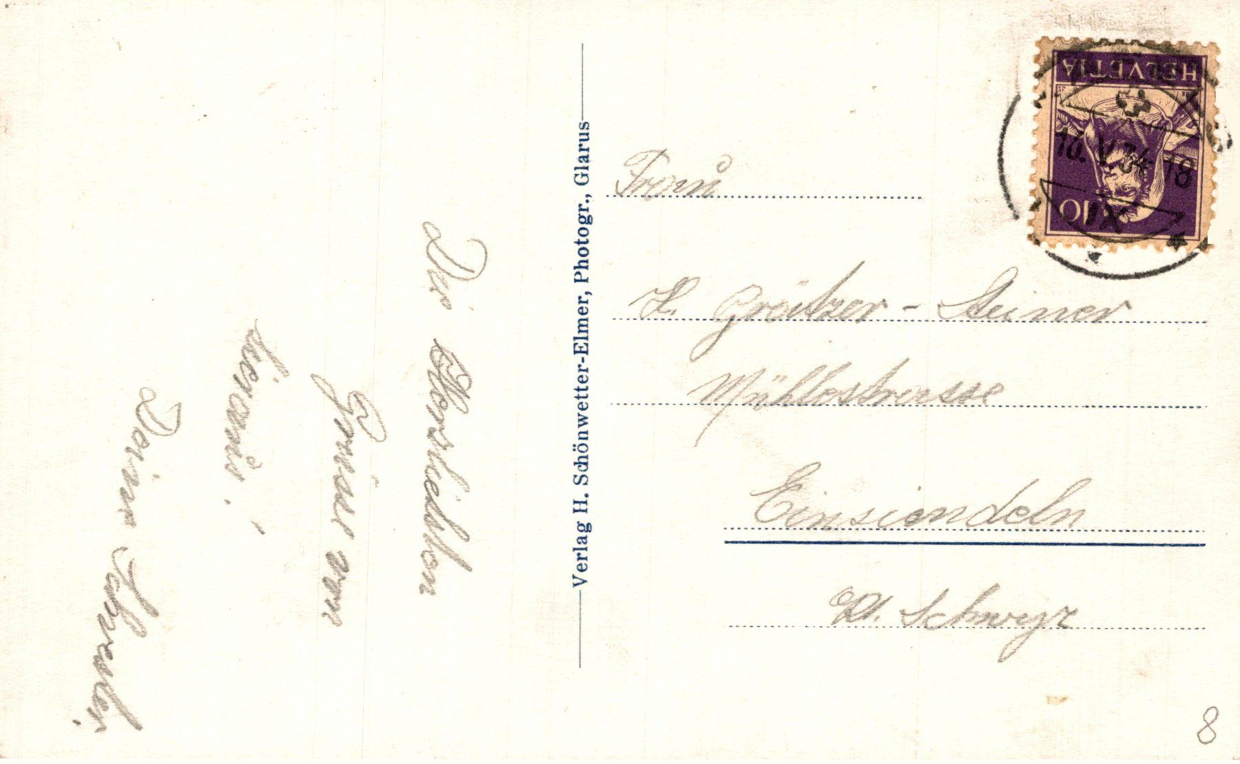 Cartes postales: Näfels mit Oberseestrasse – D'occasion à Bronschhofen par Astore 1