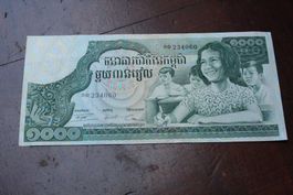 UNC Cambodge 1 000 riel serie 1973