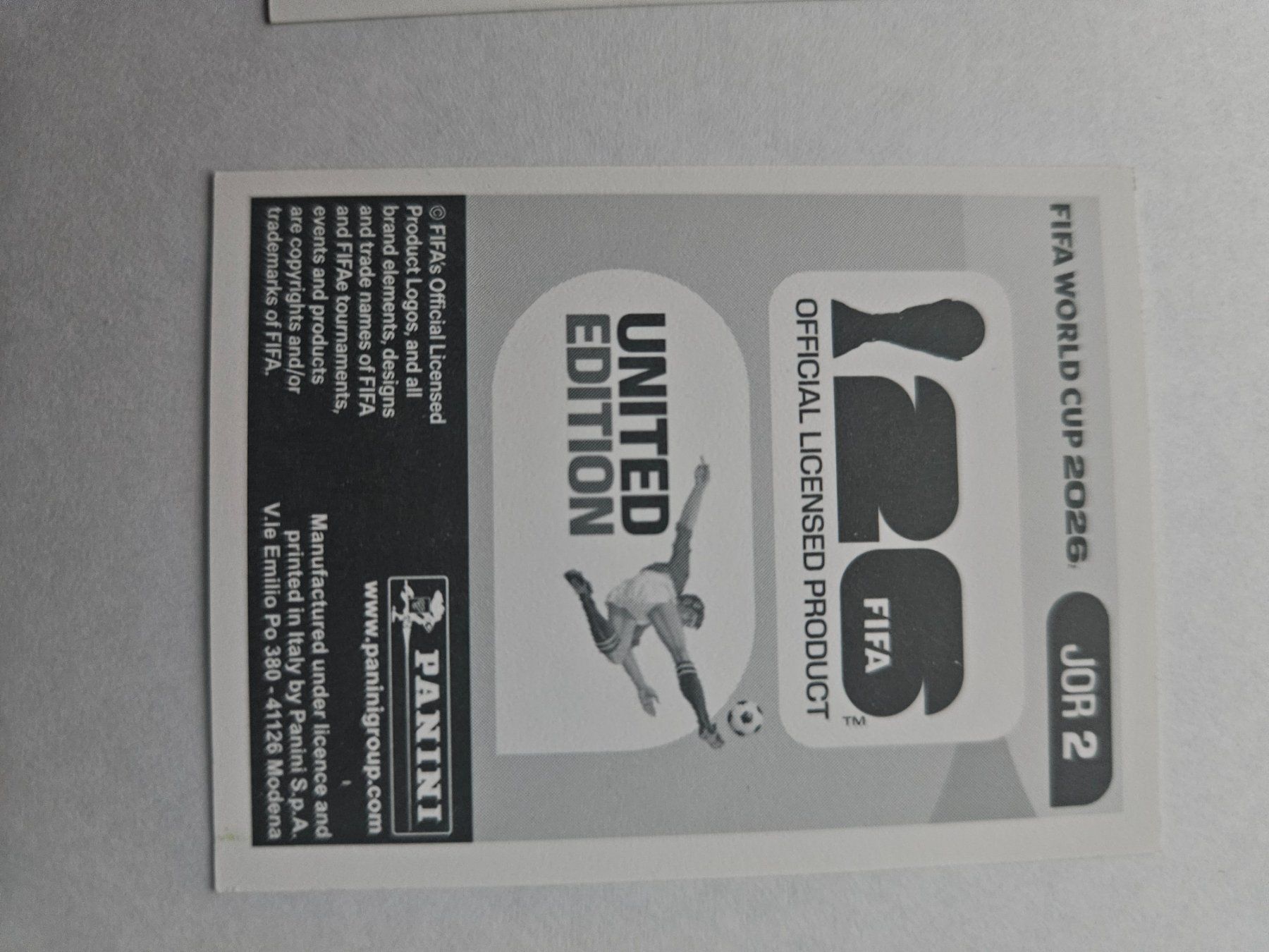 Panini Carte collezionabili: JOR 2 – Usato da Würenlingen venduto da Dinli 1