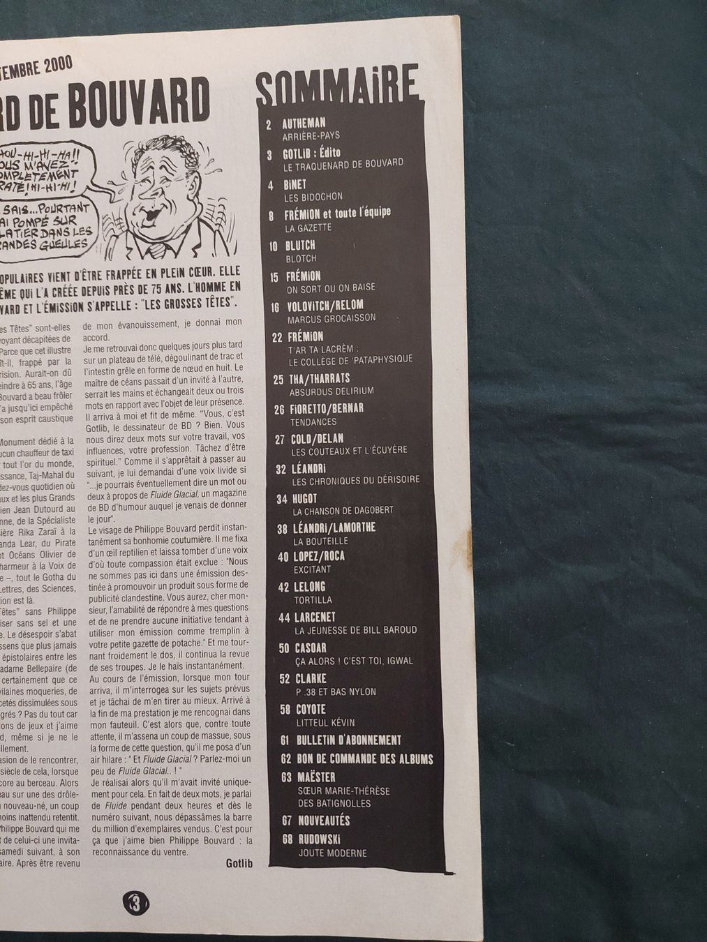 Comics: Fluide Glacial No 291 Septembre 2000 BE+ – Gebraucht aus Genève von Blu_BD 2