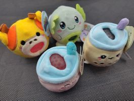 4 Quetschi Girafe, Bubble Tea, Axolotl kuschelig, süss neu
