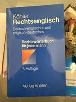 Köbler Rechtsenglisch, Rechtswörterbuch, 7. Auflage top