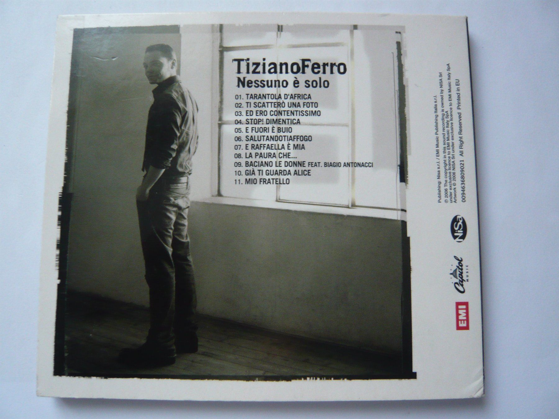 CD: TIZIANO FERRO Nessuno e solo – Usato da Winterthur venduto da Cajun 1