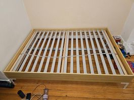 Bettgestell für 160x200 cm Matratze gratis
