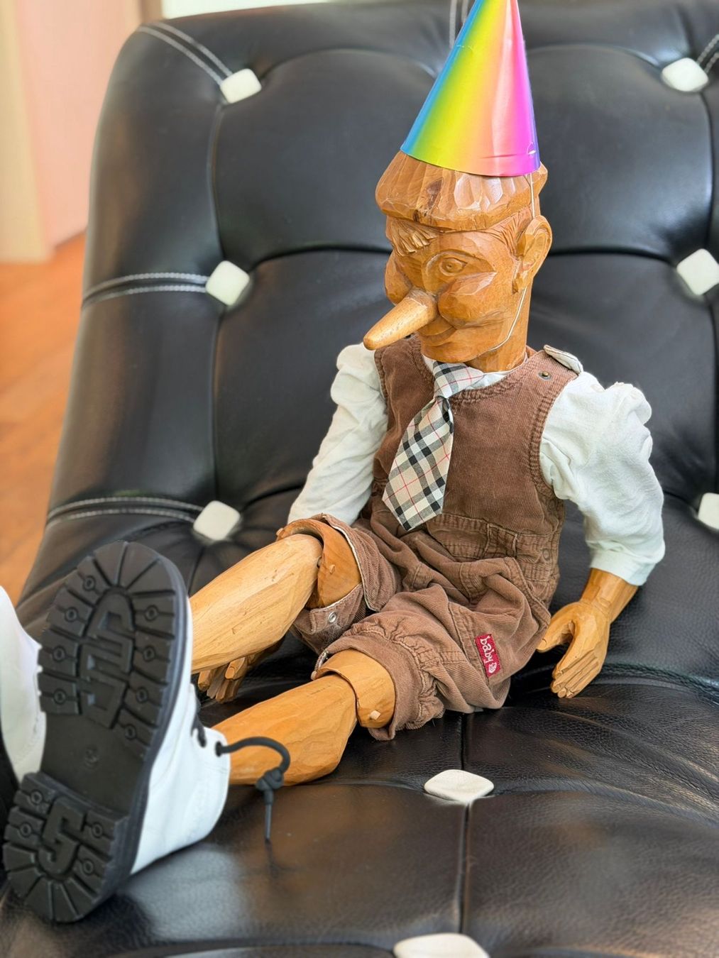 Statuette: Pinocchio - antike handgeschnitzte grosse Holzpuppe - TOP!!! – Usato da Vitznau venduto da maybach01 1
