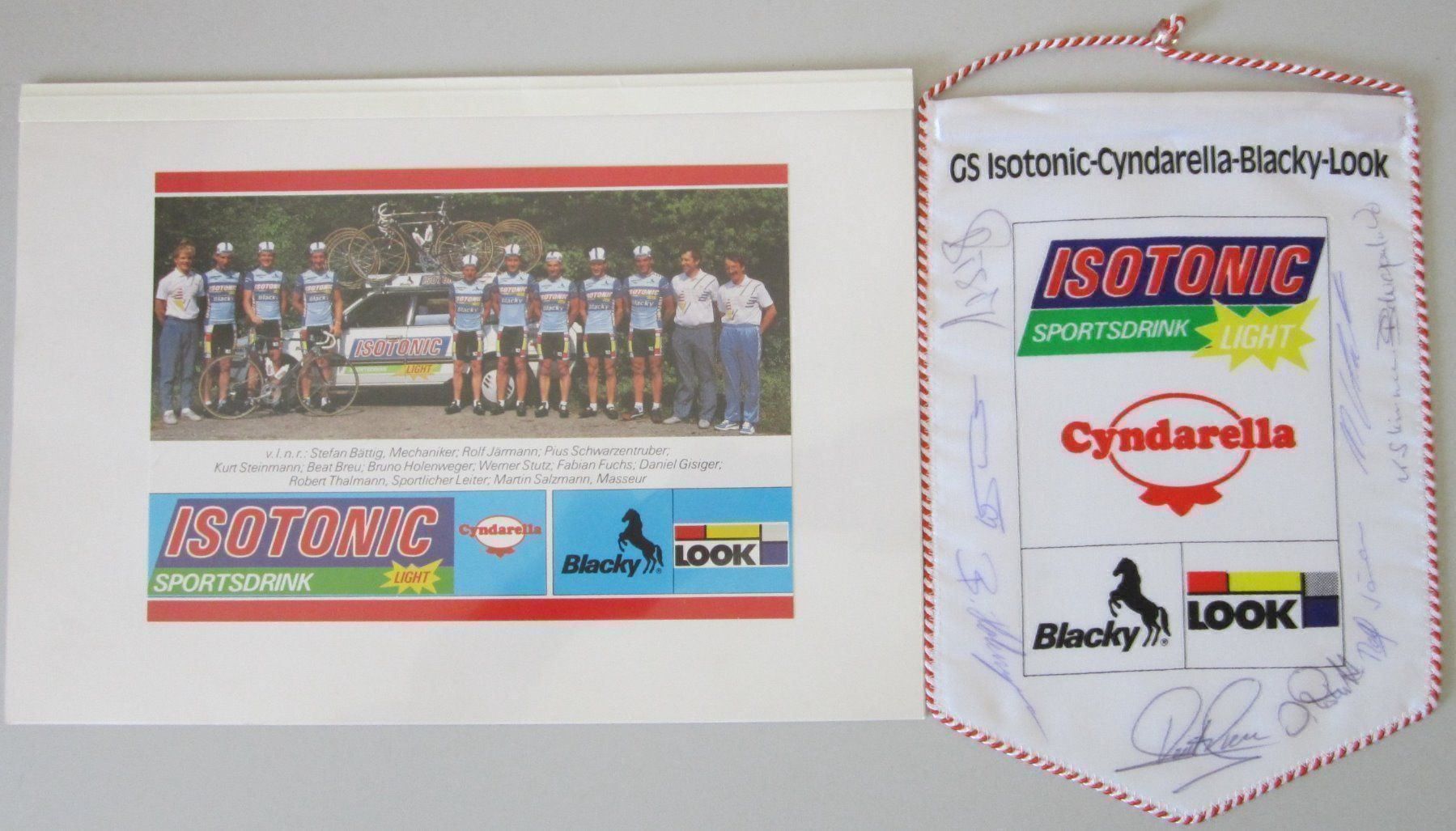 Autografi: 1987 Isotonic Cyndarella Veloteam+Wimpel – Nuovo (secondo la descrizione) da Grüningen venduto da ald_8cjy