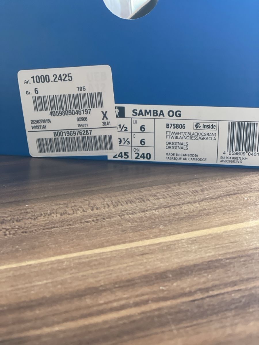 Adidas Chaussures femmes: Adidas Samba OG – Neuf avec emballage d'origine à Wynigen par Valerie_Ch 1