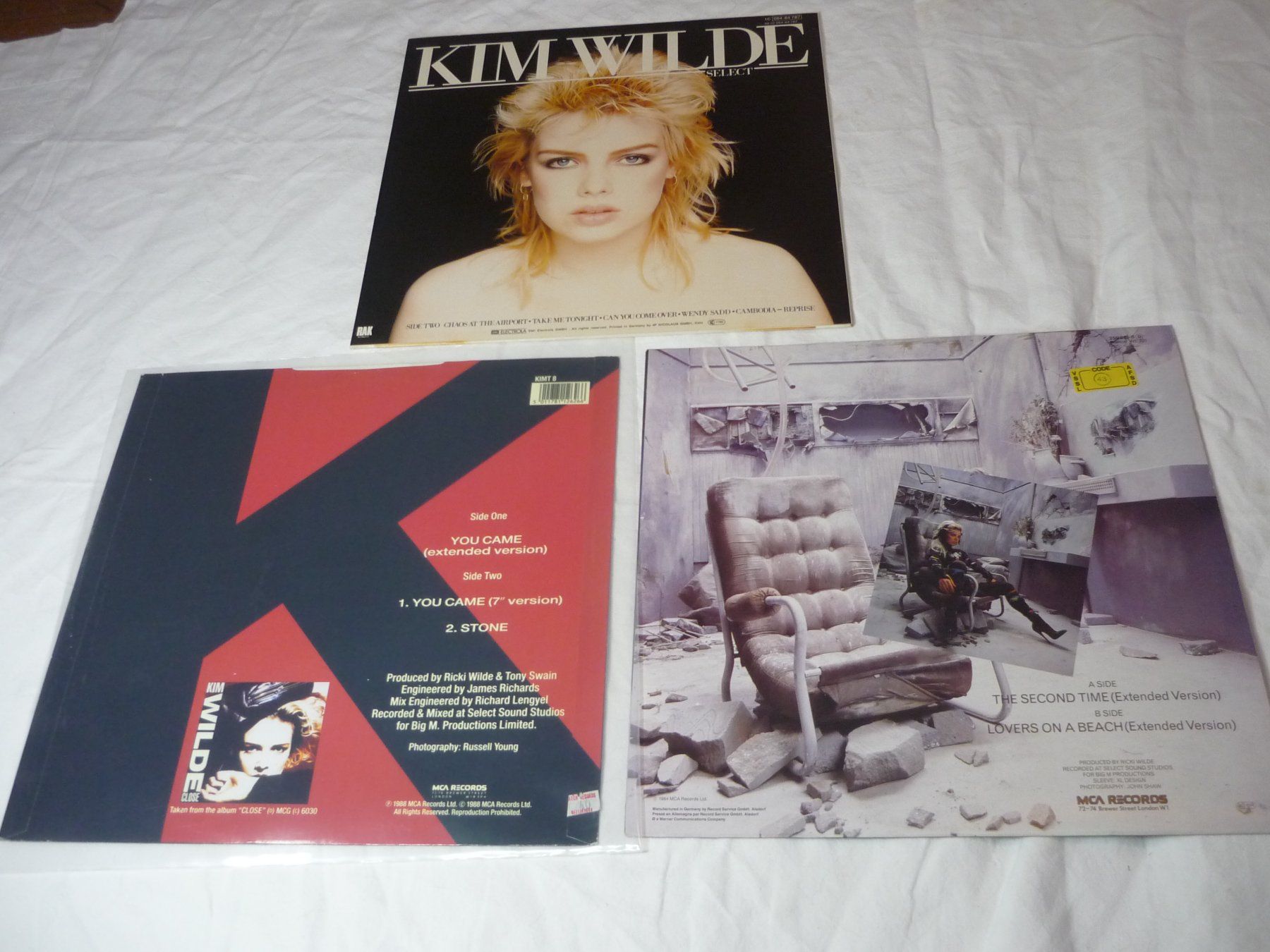 Dischi in vinile: 3x 12" Schallplatten - Kim Wilde - you came - second time – Usato da Beringen venduto da zzRegal 1