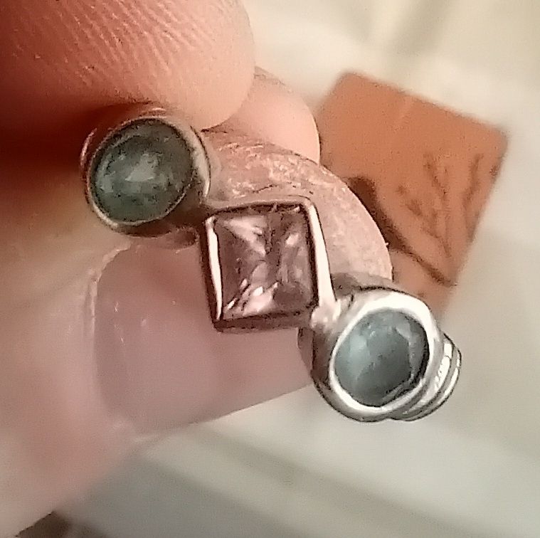 Bagues: alter 925er Silber Ring mit Steinen – D'occasion à Burgdorf par carodesign1 4