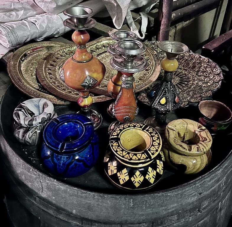Tutte le decorazioni: Decorazioni orientali, set thè marocchino, scacchiere – Usato da Cabbio venduto da dharmacry 2