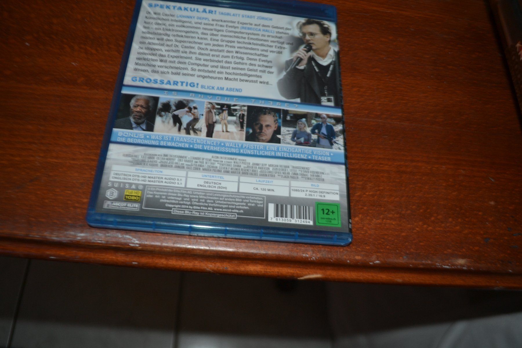 Alle DVDs: Transcendence – Gebraucht aus Laupen ZH von chefdom 1