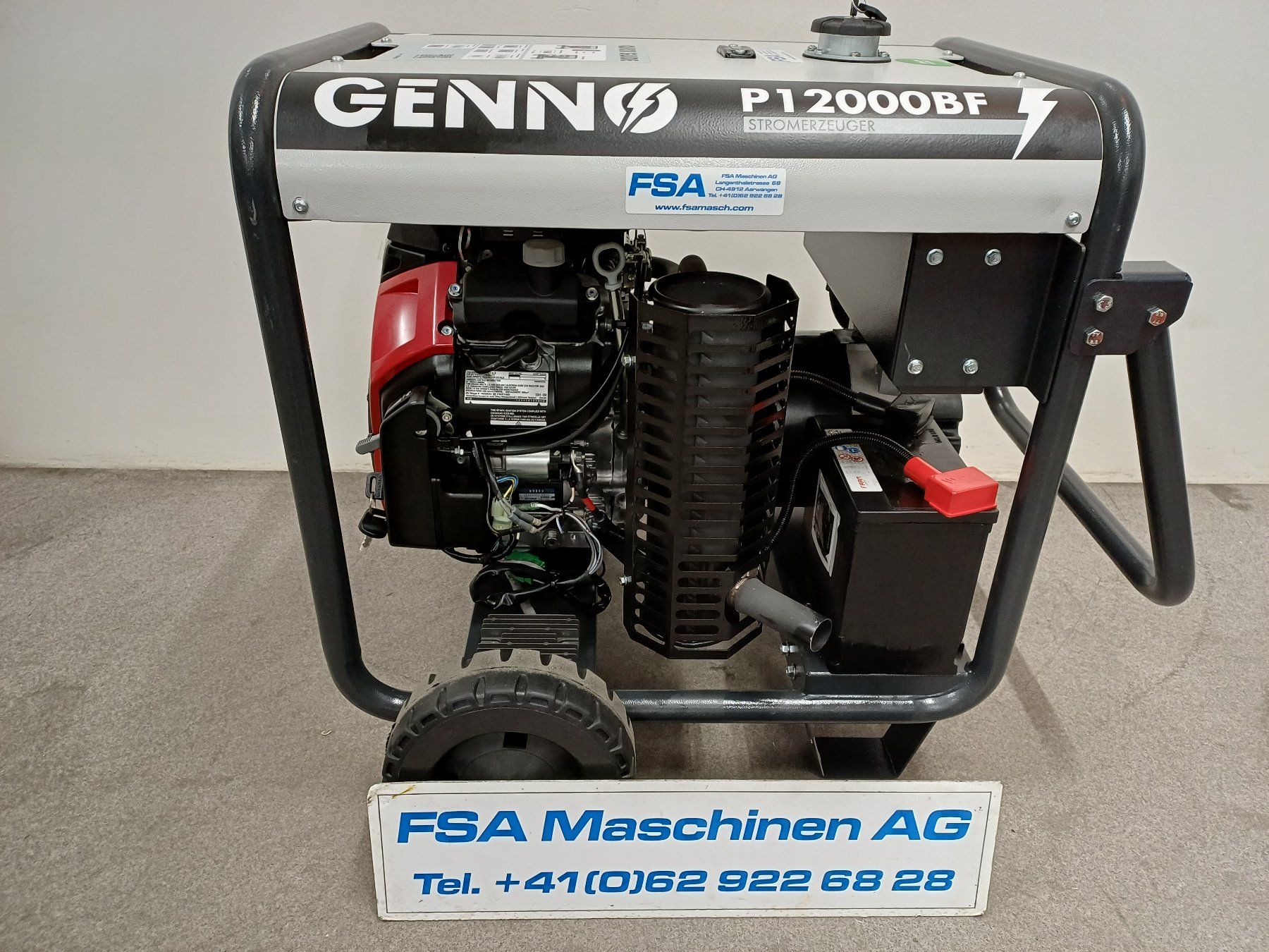 Generatori di corrente: GENNO Stromerzeuger P12000BF – Nuovo (secondo la descrizione) da Aarwangen venduto da fsa-maschinen