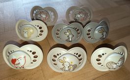 8 MAM Original Nuggis 6-16 Mt. beige/braun NEUWERTIG