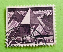 Nr.308 mit Stempel Triangulationspunkt Technik und Landschaf