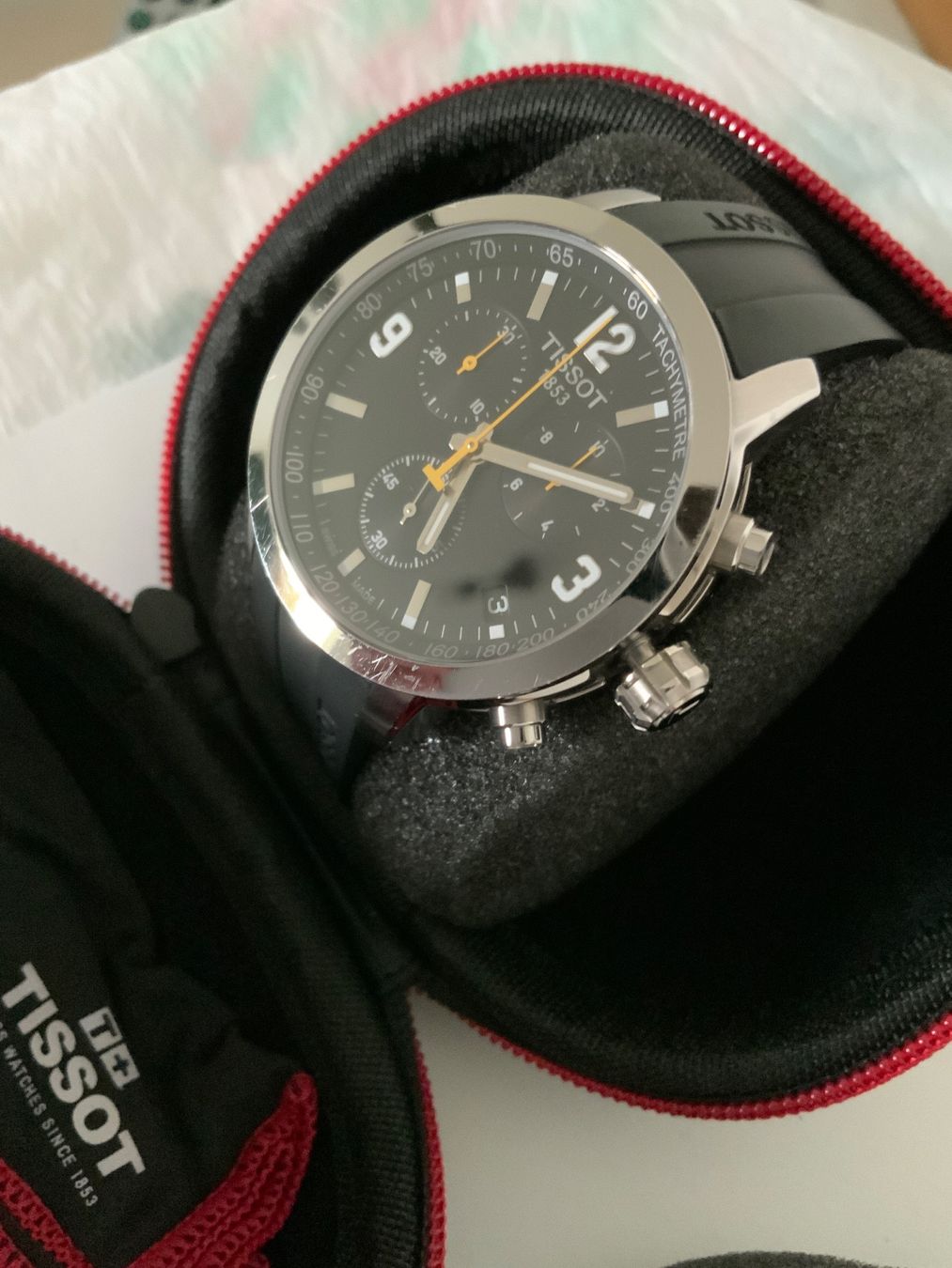 Tissot Uhren: Tissot Herrenuhr Chronograph mit Box – Gebraucht aus Winterthur von Ricci2012