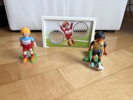 Playmobil Fussballtor mit Figuren und Fussball 