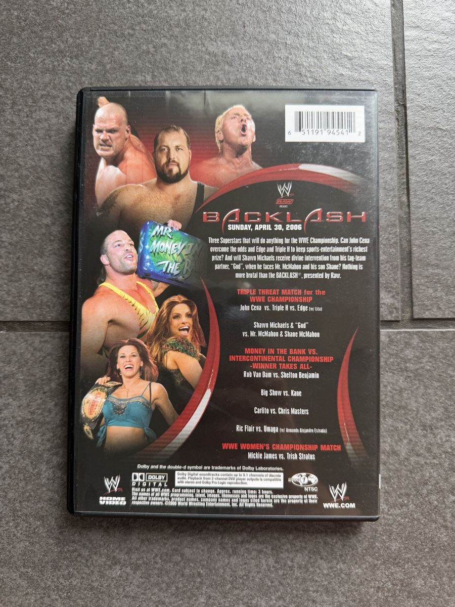 Alle DVDs: DVD WWE Backlash 2006 – Gebraucht aus Zürich von cENS0R 1