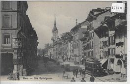 Bern - Die Spitalgasse mit Tram