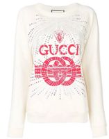 Gucci Strass Sweatshirt Pullover Gr M