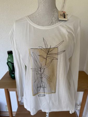 Neu Nile Long-Shirt Gr. L Viskose Baumwolle