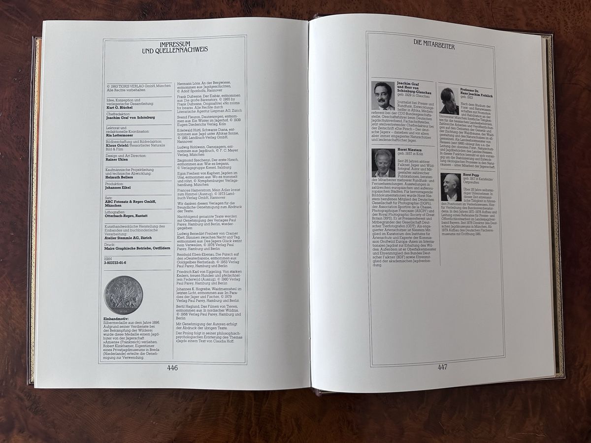 Libri: Zauber der Jagd Bildband Buch – Usato da Bassersdorf venduto da swadrone 3
