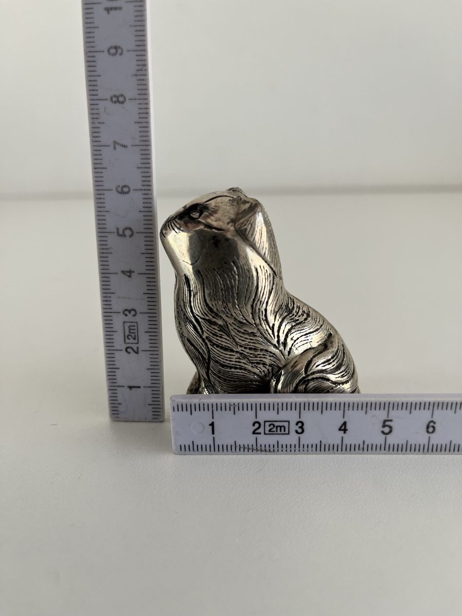 Statuette: Katze aus Aluminium – Usato da Wetzikon ZH venduto da seli03 9