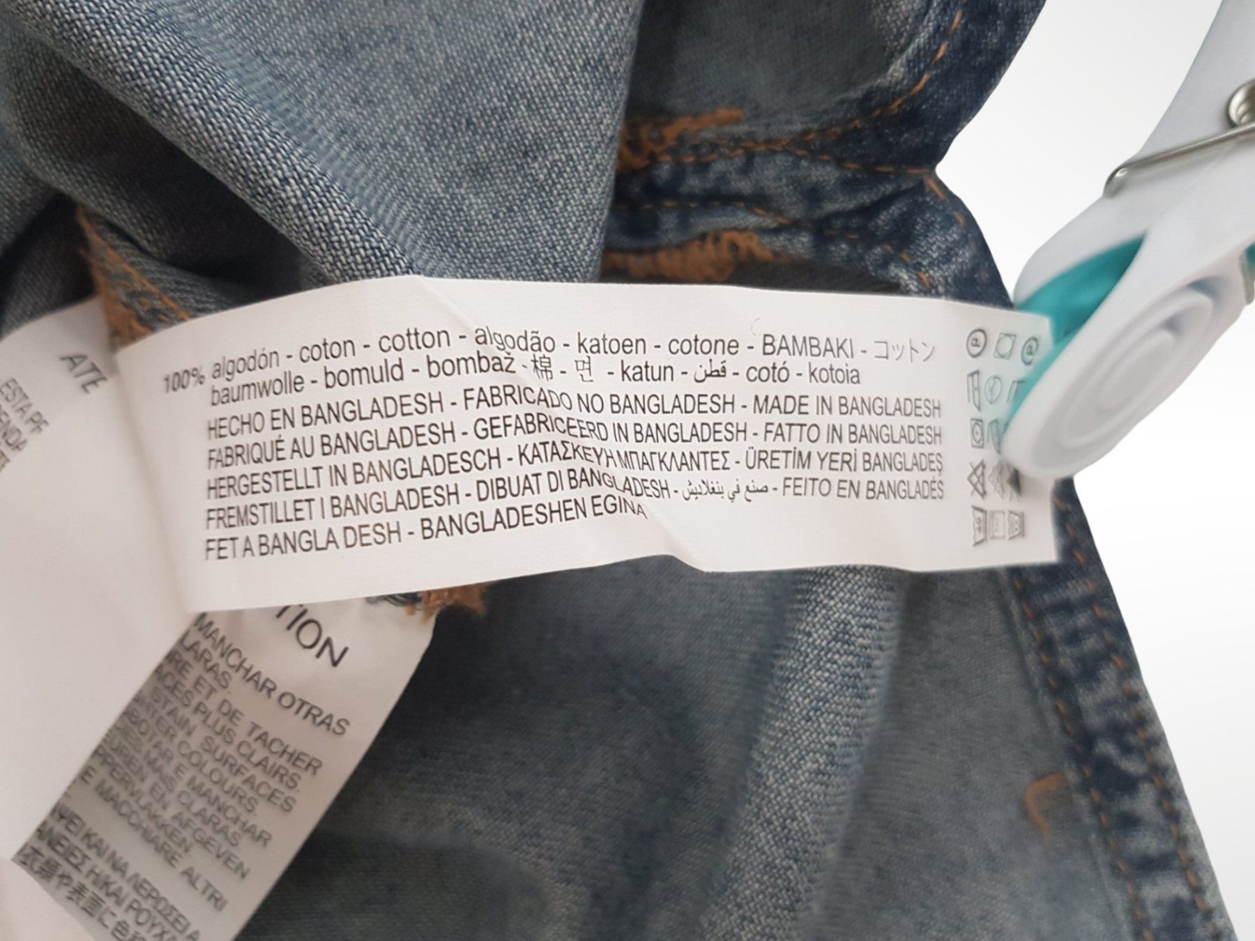 Zara Camicette: ZARA Jeans-Bluse asymmetrisch Gr. M – Usato da Suhr venduto da Restwert_Suhr 8