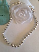 Tiffany &Co. 925 Silber Kugel Kette 100% Original