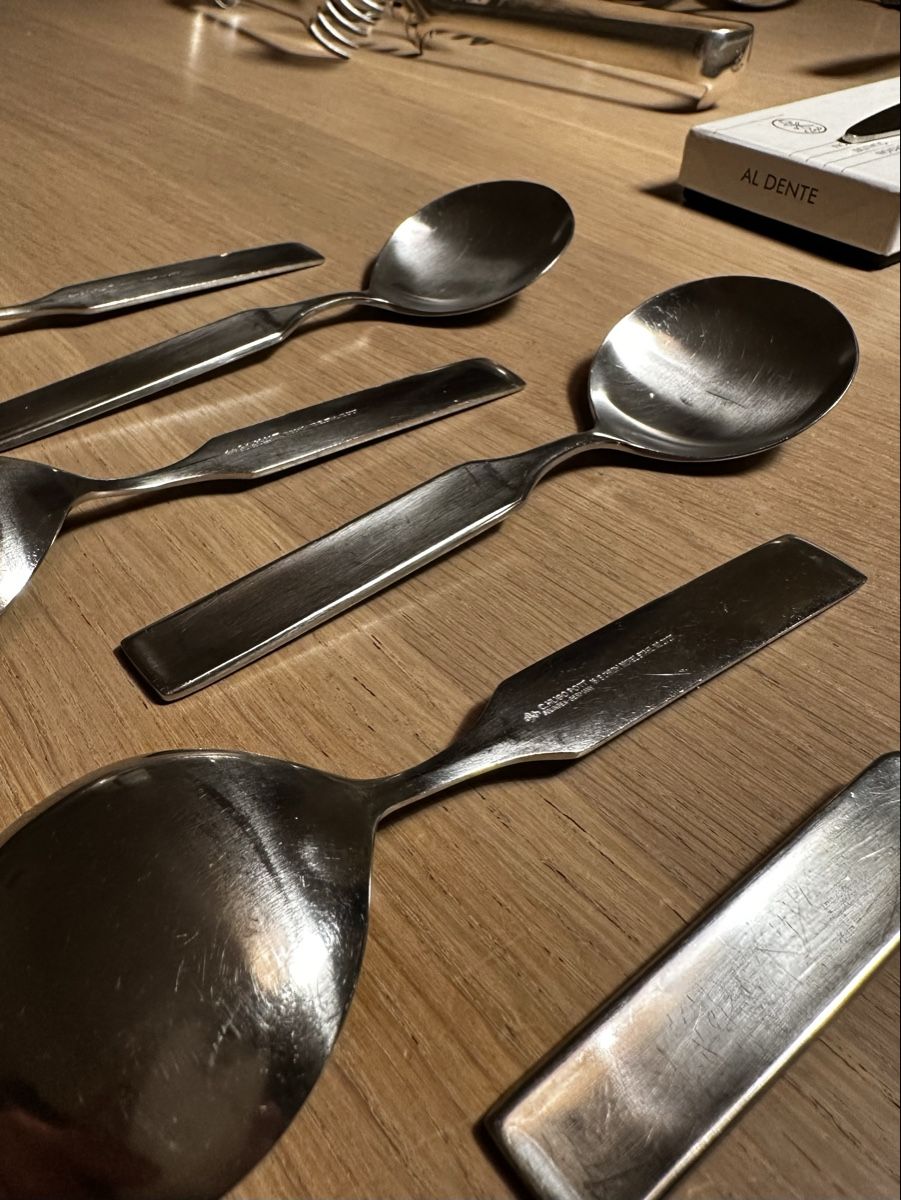 Pott Cucchiai: 6 POTT Dessertlöffel•Hugo Pott 2727 – Usato da Winterthur venduto da gutDingmint 4