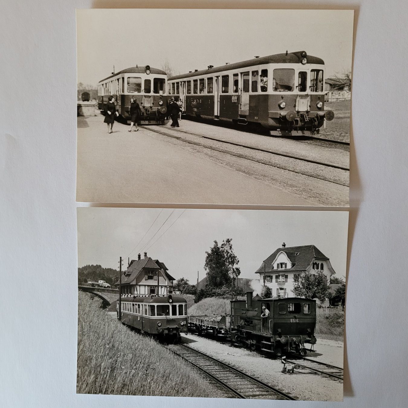 Cartoline postali: 9 AK Mittel-Thurgau-Bahn, MThB Eisenbahn – Usato da Unterstammheim venduto da Dolosprint80 1