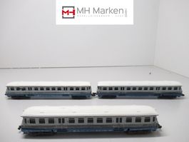 2x Dieseltriebwagen + Beiwagen Spur N Unbekannter Hersteller