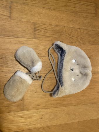 Baby Set Mützen und Finken gemischt diverse Modelle