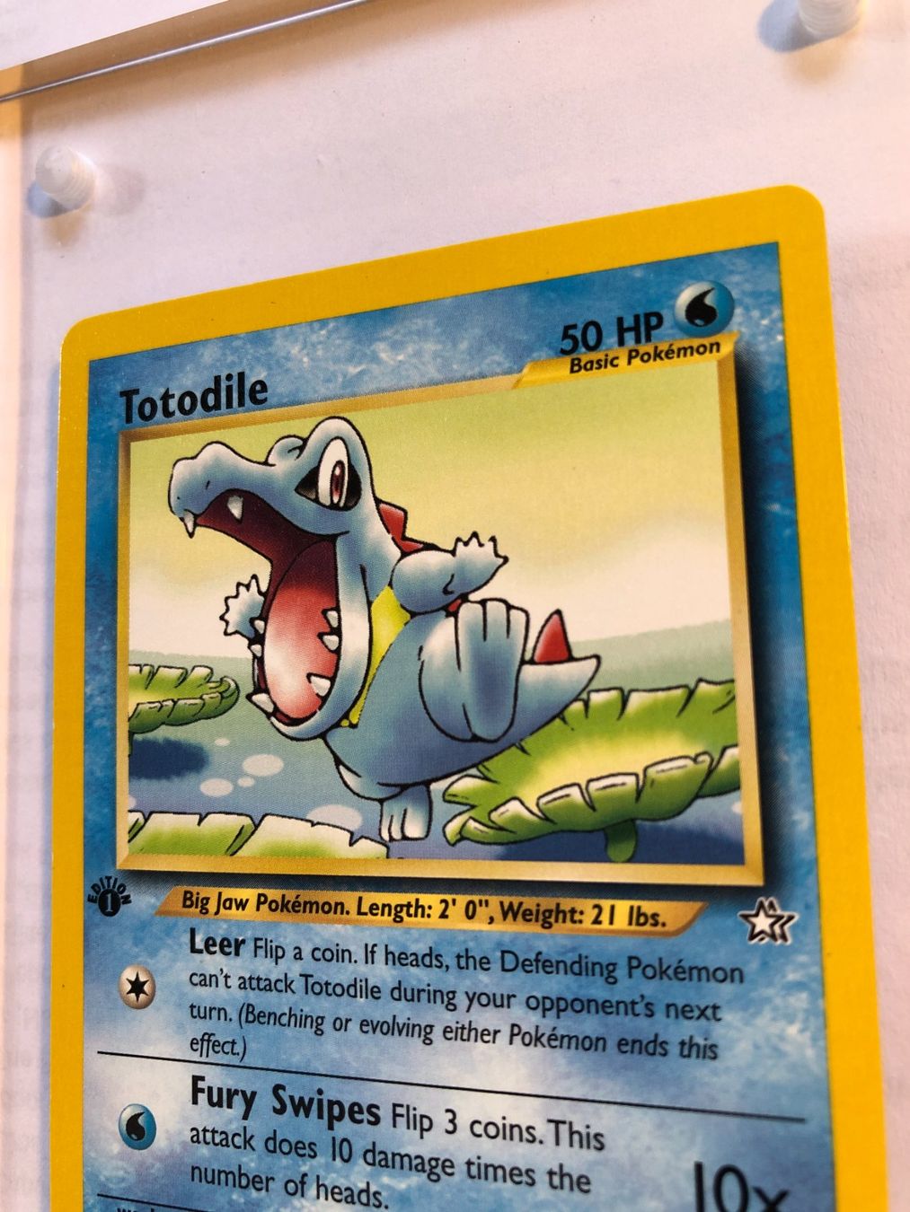 Sammelbilder & Trading cards: Totodile 1st Neo Genesis - MINT - ab 1.- – Gebraucht aus Giubiasco von dan_pr8b 3