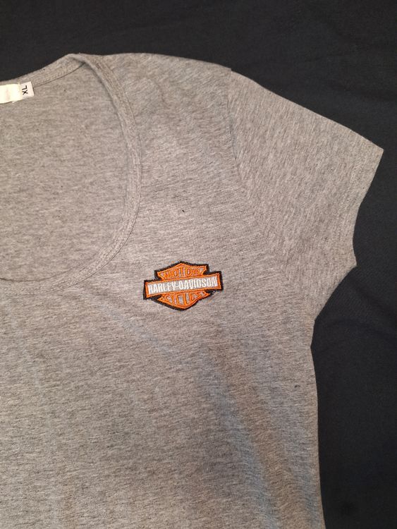 Harley-Davidson T-Shirt Damen Gr.S/M grau G 3