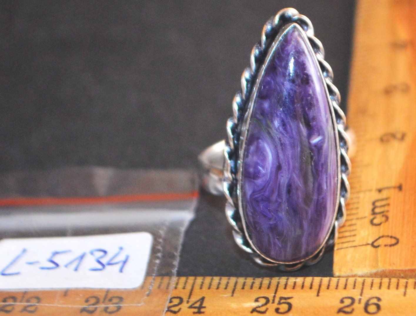Anelli: Ring L-5134– Charoit Grössenverstellbar – Nuovo e nell'imballaggio originale da Goldiwil (Thun) venduto da han_v5b7 6